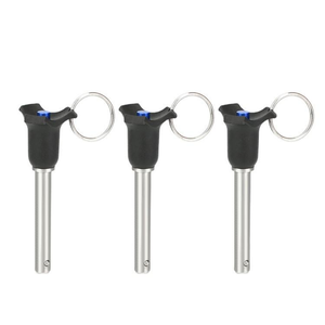 Poignée à bouton-poussoir avec goupille de verrouillage positive et goupille à dégagement rapide - Product Image 1