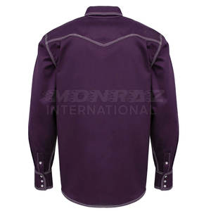 2025 Custom Oil Gas Industry Custom Safety Welding Work Shirt para construcción Uso industrial Welding FR Shirt para la venta - Product Image 3