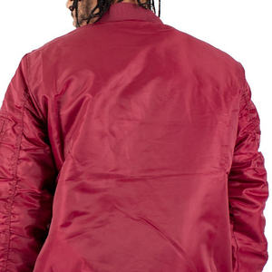 OEM Custom Coated <b>Slim</b> Fit Cotton Bomber <b>Jacket</b> Men High Quality Winter Outerwear Stand Collar Standard Thickness Front - Product Image 3