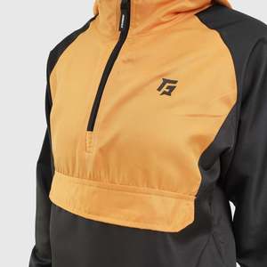 Sudadera con Capucha Amarilla y Negra para Mujer, Marca Orphix, con Cierre en el Cuello, Tejido Ligero, Diseño Deportivo para Entrenamiento de Verano y Otoño, Tallas XS a 4XL - Product Image 5