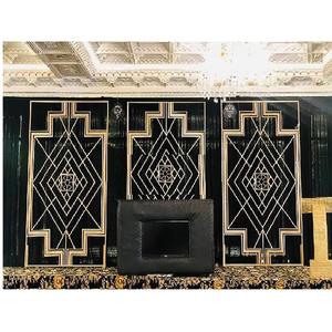 Venta al por mayor de soportes metálicos dorados marcos de fondo para la configuración del escenario de recepción de boda gran escenario de recepción conjunto decoraciones de boda - Product Image 1