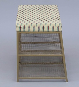 Metal <b>Shoe</b> <b>Rack</b> with Convertible Multi-<b>Storage</b> Organizer Shelf for Entryway or Living Room Furniture <b>Shoe</b> <b>rack</b> - Product Image 4