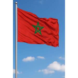 Morocco Outdoor <b>Flag</b> Custom 3x5ft Satin Plastic Polyester Pennant with Aluminum <b>Pole</b> Digital Printed Car Hand Custom <b>Flag</b> - Product Image 3
