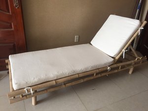 Bamboo Set Table Chairs - Durable and quality Bamboo Sun Lounger for Beach Resort Decor Bamboo <b>Sunbed</b> direct from Vietnam factor - Product Image 2