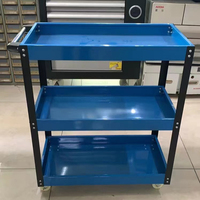 Carro de almacenamiento de herramientas rodantes de Metal para reparación de automóviles, carro de taller de alta resistencia con cajones, caja de herramientas