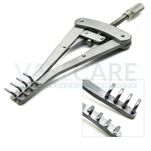 Retractor de Espejo Oftalmológico Alm Autoestático de 3 Dientes, Instrumentos Quirúrgicos Manuales de Acero Inoxidable Alemán, CE - Product Image 5
