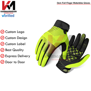 Gants de moto de course professionnels antidérapants à haute adhérence avec protection des articulations, équipement complet pour les doigts, unisexe - Product Image 2