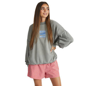 Marque personnalisée Sweat-shirt à col rond doublé en polaire pour femmes-Anti-rides séchage rapide hiver/automne vêtements de plein air décontractés personnalisables - Product Image 2