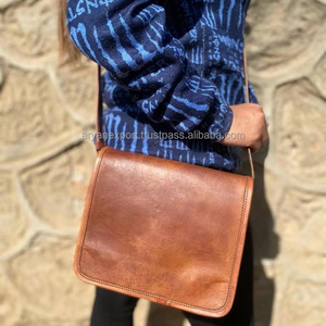 Bolso de hombro de cuero de cabra, informal, hecho a mano, pequeño - Product Image 4