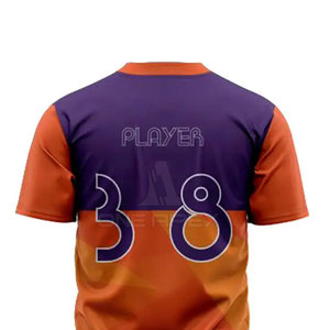 Customized Logo <b>Light</b> Weight Baseball Uniform Oversized Cheap Price Baseball Uniform For Unisex - Product Image 5