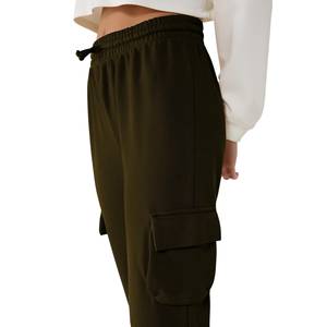 Pantalones Casuales de Pierna Ancha y Cintura Alta para Mujer, Elegantes, Cómodos, Transpirables y Suaves, Pantalones Tejidos con Estampado Formal - Product Image 2