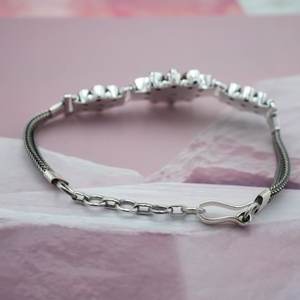 Handmade 925 <b>Sterling</b> <b>Silver</b> Fine Charm <b>Bracelet</b> Natural Ruby Gemstone Handcrafted Jewelry for Girls <b>Women</b> Unique Gift Item - Product Image 3