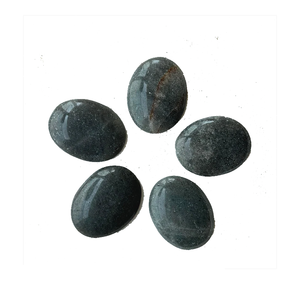 หินธรรมชาติหินอเวนจูรีนสีเทาคริสตัลหินกรวดอัญมณีบำบัดหินควอตซ์แกะสลักหินโมราคริสตัลหินปาล์ม - Product Image 5