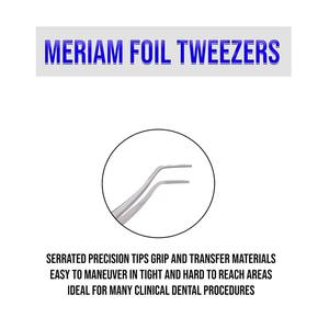 Pinzas Dentales de Acero Inoxidable Alemán Meriam, Pinzas Dentadas de 15 cm para Aplicación de Algodón Quirúrgico, Instrumentos Quirúrgicos - Product Image 4