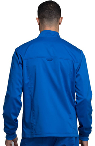 Veste de gommage pour hommes | Poches avant en coton Polyester de haute qualité, fermeture à glissière à manches longues, Logo personnalisé - Product Image 2