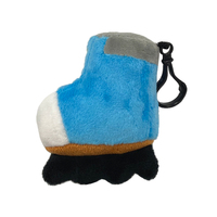 Porte-clés Mascotte Sportive Personnalisable en Peluche, Breloque Tendance en Plastique et Métal pour Sac, Souvenir