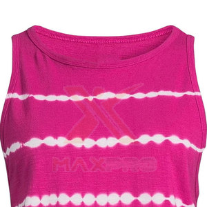 Camiseta sin Mangas para Mujer, Precio Razonable, en Stock, Alta Calidad, Transpirable, Informal, con Logotipo Frontal, Ropa Deportiva, Poliéster/Algodón - Product Image 5
