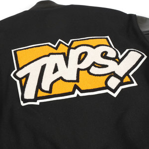 แจ็กเก็ตเบสบอลวิทยาลัยสำหรับผู้ชายเสื้อแจ็กเก็ตกีฬาแบบหลวมปักโลโก้ได้ตามต้องการ - Product Image 5