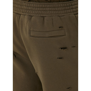 กางเกงขาสั้นซับเหงื่อผ้าฟลีซสำหรับผู้ชายกางเกงขาสั้นผ้าคอตตอนแบบมีเอวยางยืดออกแบบได้ตามต้องการลาย100% - Product Image 6