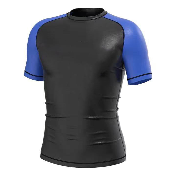 Оптовая Продажа, оптовая продажа, Jitsu, сыпь, спандекс, MMA Rash Guard, индивидуальный дизайн, сублимационный принт, с коротким рукавом, BJJ Rash Guard