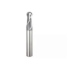 METALDUR AL 2*50 2 FLAUTE BALLNOSE SIN RECUBRIMIENTO 55HRC CNC Procesado HSS con vástago recto de 4mm Recubierto de estaño Soporte ODM/OEM - Product Image 1