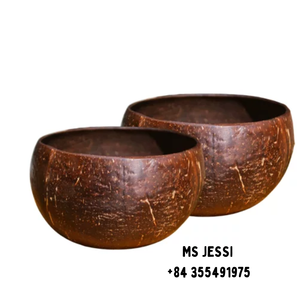 Cuencos de cáscara de coco hechos a mano/100% naturales, ecológicos, hechos a mano en Vietnam/Sra. Jessi - Product Image 6