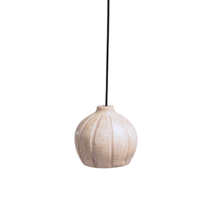 Lámpara Colgante de Terracota para Decoración de Hogar Estilo Moderno, Bombilla E12, Luz Blanca Cálida, Tamaños Pequeño y Mediano - Product Image 2