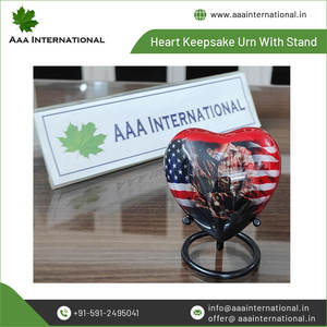 Urna en forma de corazón para adultos, recuerdo de Material de aluminio 100%, diseño moderno aplicable, para compradores globales - Product Image 2