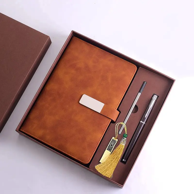 Grosir sublimasi kulit penutup lembut a5 buku catatan harian set hadiah buku catatan wisatawan dengan pena