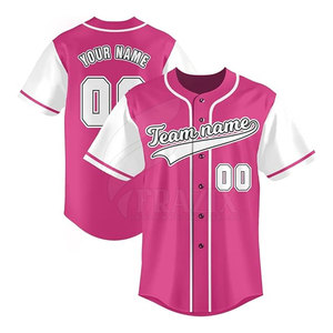 Maillot de baseball/softball pour homme, nouvelle arrivée, respirant, séchage rapide, vêtements d'entraînement sportif, 100% polyester, personnalisable - Product Image 5