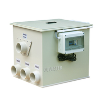 Filtre à tambour Cowater CW-RDF-25, 6600 gallons/heure, filtre à tambour rotatif personnalisé par gravité pour bassin