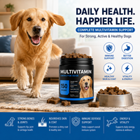 Complément Multivitaminé Quotidien pour Chiens : Soin de la Peau, du Pelage et Digestif – Friandises à Mâcher Souples – Marque Privée, Vente en Gros, Fabricant OEM, Usine