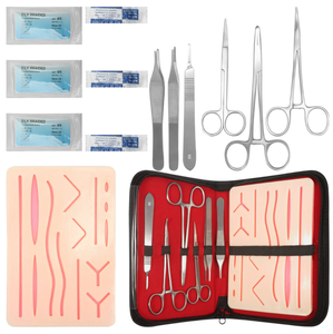 Kit de pratique de suture complet de haute qualité, acier inoxydable de haute qualité, coussin de pratique, source d'alimentation manuelle, certifié CE, 1 an - Product Image 2