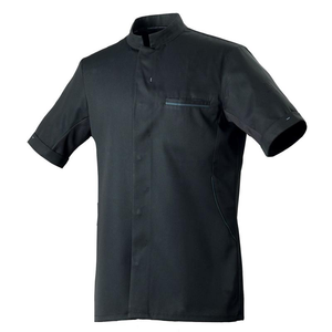 Giacca da Chef Classica con Logo Personalizzato per Hotel e Ristoranti, Uniforme da <span class=keywords><strong>Cuoco</strong></span> a Maniche Corte per Uomo - Product Image 5