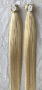 Couleur d'exportation # Extensions de cheveux humains indiens lisses de 24 pouces, double trame, colorées, pour femmes, prix de gros. - Product Image 3