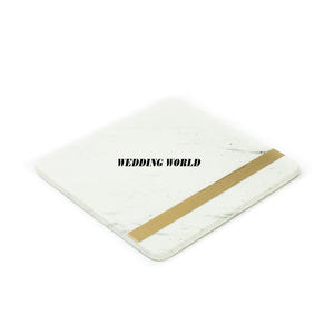 Tabla de cortar redonda de mármol, tabla de queso de diseñador hecha a mano de alta calidad, tabla de cortar clásica y elegante al por mayor - Product Image 6