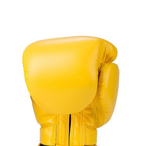 Gants de boxe en cuir avec fermeture auto-agrippante et sangle de poignet thermique/isolante pour l'entraînement en salle de sport - Product Image 3