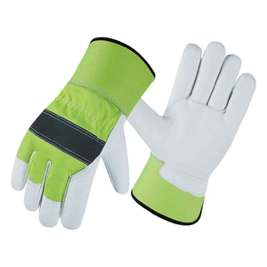 Gants de gréement à paume unique en cuir fendu pour professionnels Gants de gréeur à paume unique renforcés à usage intensif - Product Image 2