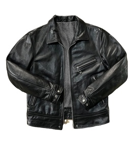 เสื้อหนัง PU ผู้ชายสำหรับขี่มอเตอร์ไซค์ใหม่ฤดูใบไม้ร่วงเสื้อแจ็คเก็ตหนังแกะฟอกคอตั้งสำหรับฤดูหนาว - Product Image 4