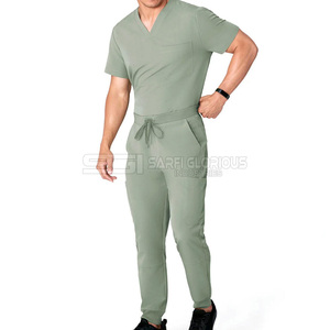 Uniformes Médicos Listos para Enviar, Conjuntos de Uniformes de Enfermería Modernos, Uniformes Médicos Bonitos, Antiarrugas, de Tela Elástica - Product Image 4