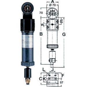 Nuevo Filtro de Aire Cilíndrico de Silicato de Boro de 3473GB 3/4 de Unidad Única, Plegado, Grado Medio - Product Image 1