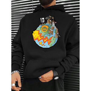 Jersey de ocio de Otoño/Invierno para hombre, prendas de punto y sudaderas estándar de un color fabricadas en China - Product Image 1