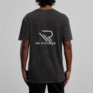 Wholesale High Quality Brand Custom Cotton Fabric Blank <b>Staple</b> Short Sleeve O-Neck T-Shirt For Men - Product Image 2