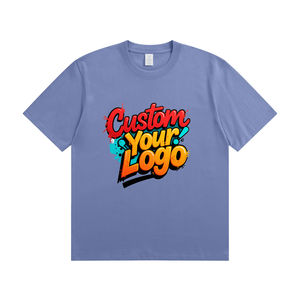 T-shirt personnalisé lourd DTG Impression personnalisée 100% coton Vêtements streetwear de haute qualité à la mode Vêtements pour hommes - Product Image 1