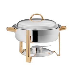 Modern buffet <b>chafing</b> <b>dish</b> with <b>fuel</b> holder transparent lid and durable frame ideal for hotel restaurant and wedding events - Product Image 6