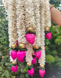 สายดอกบัวดอกมะลิตกแต่งแบบอินเดียใต้ตกแต่งฉากหลังตกแต่งฉากหลังตกแต่งฉากตกแต่งสวนพระบรมเดนตีการตกแต่งแบบดิวาลีการตกแต่งพระวิหาร - Product Image 2