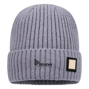 Fabricante de Gorros de Punto, Gorro de Invierno con Logotipo Personalizado Bordado, Gorro de Punto Informal para Adultos, Gorros de Invierno Cálidos para Exteriores - Product Image 3