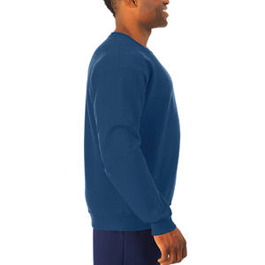 Logo personnalisé coton plaine col rond sweat à capuche pour hommes de base coton mélangé vêtements mode pull beaucoup de couleurs - Product Image 5