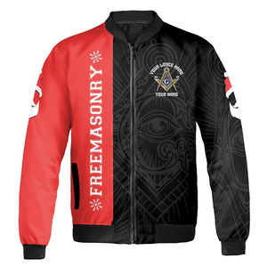 Chaqueta de bombardero personalizada de Feliz Navidad Mason es hora de celebrar, chaquetas de manga larga 2025 hechas a medida de alta calidad - Product Image 5