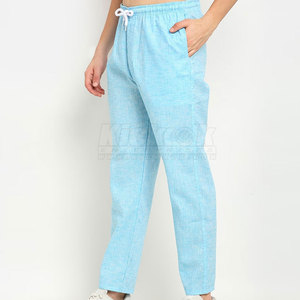 Modern Fit Men <b>Trousers</b> Comfortable Casual Wear 100% Cotton Mid Waist Lightweight Eco-Friendly Quick Dry <b>Winter</b> Outfit Design - Product Image 2